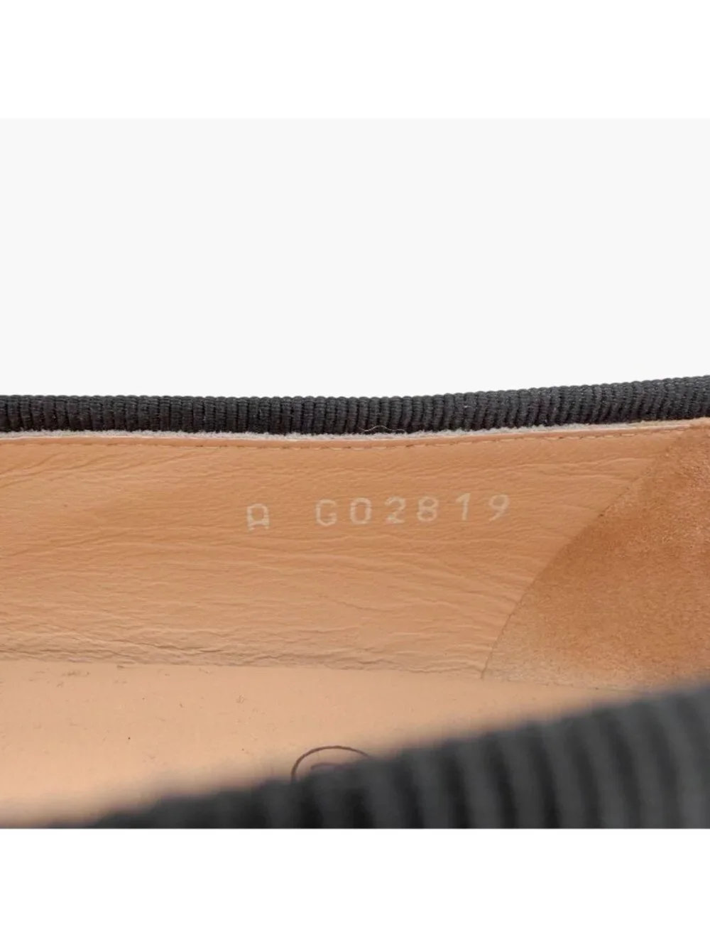 Chanel CC Cap Toe Logo Tweed Ballet Flats Black Leather Size 37 US 6-6.5 Women's - Picture 14 of 15